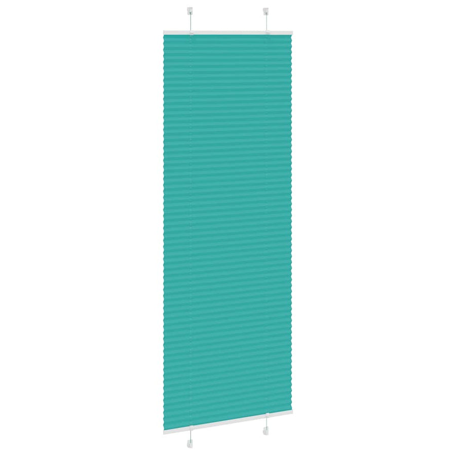Plissé rolgordijn 70x200 cm stofbreedte 69,4 cm petrol groen