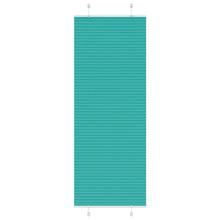 Plissé rolgordijn 75x200 cm stofbreedte 74,4 cm petrol groen