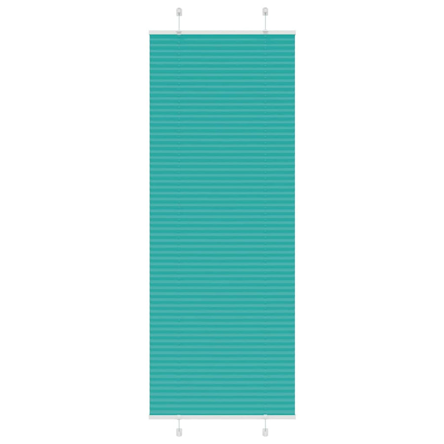 Plissé rolgordijn 75x200 cm stofbreedte 74,4 cm petrol groen
