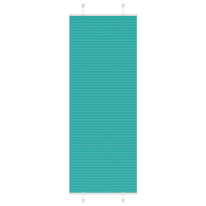 Plissé rolgordijn 80x200 cm stofbreedte 79,4 cm petrol groen