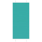 Pleated roller blind 85x200 cm fabric width 84.4 cm petrol green