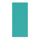 Pleated blind 90x200 cm fabric width 89.4 cm petrol green