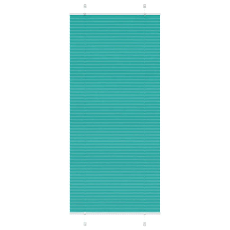 Plissé rolgordijn 90x200 cm stofbreedte 89,4 cm petrol groen
