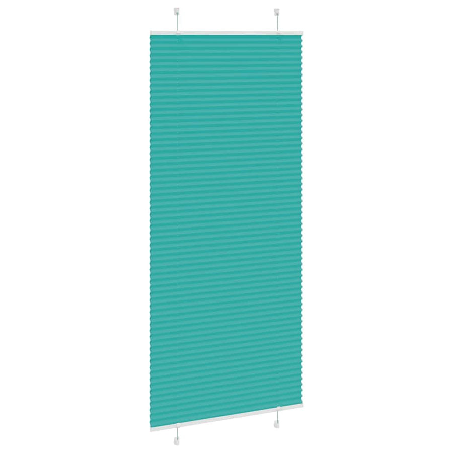 Plissé rolgordijn 90x200 cm stofbreedte 89,4 cm petrol groen
