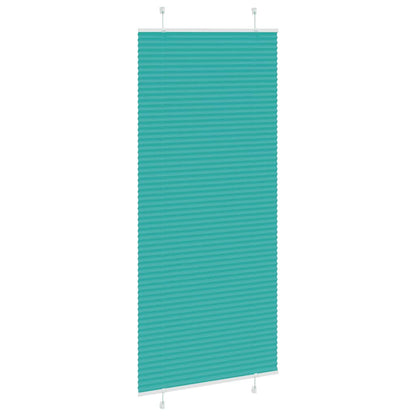 Plissé rolgordijn 95x200 cm stofbreedte 94,4 cm petrol groen