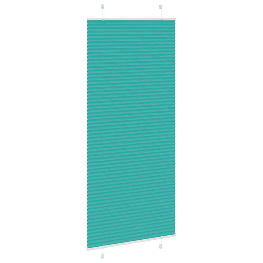 Plissé rolgordijn 95x200 cm stofbreedte 94,4 cm petrol groen