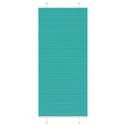 Pleated roller blind 100x200 cm fabric width 99.4cm petrol green