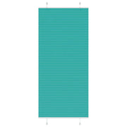 Pleated roller blind 100x200 cm fabric width 99.4cm petrol green