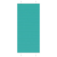 Plissé rolgordijn 100x200 cm stofbreedte 99,4cm petrol groen