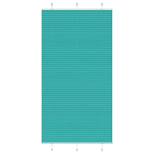 Plissé rolgordijn 110x200cm stofbreedte 109,4cm petrol groen