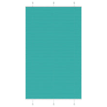 Plissé rolgordijn 115x200cm stofbreedte 114,4cm petrol groen