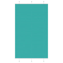 Plissé rolgordijn 120x200cm stofbreedte 119,4cm petrol groen