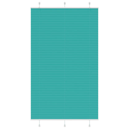 Plissé rolgordijn 120x200cm stofbreedte 119,4cm petrol groen
