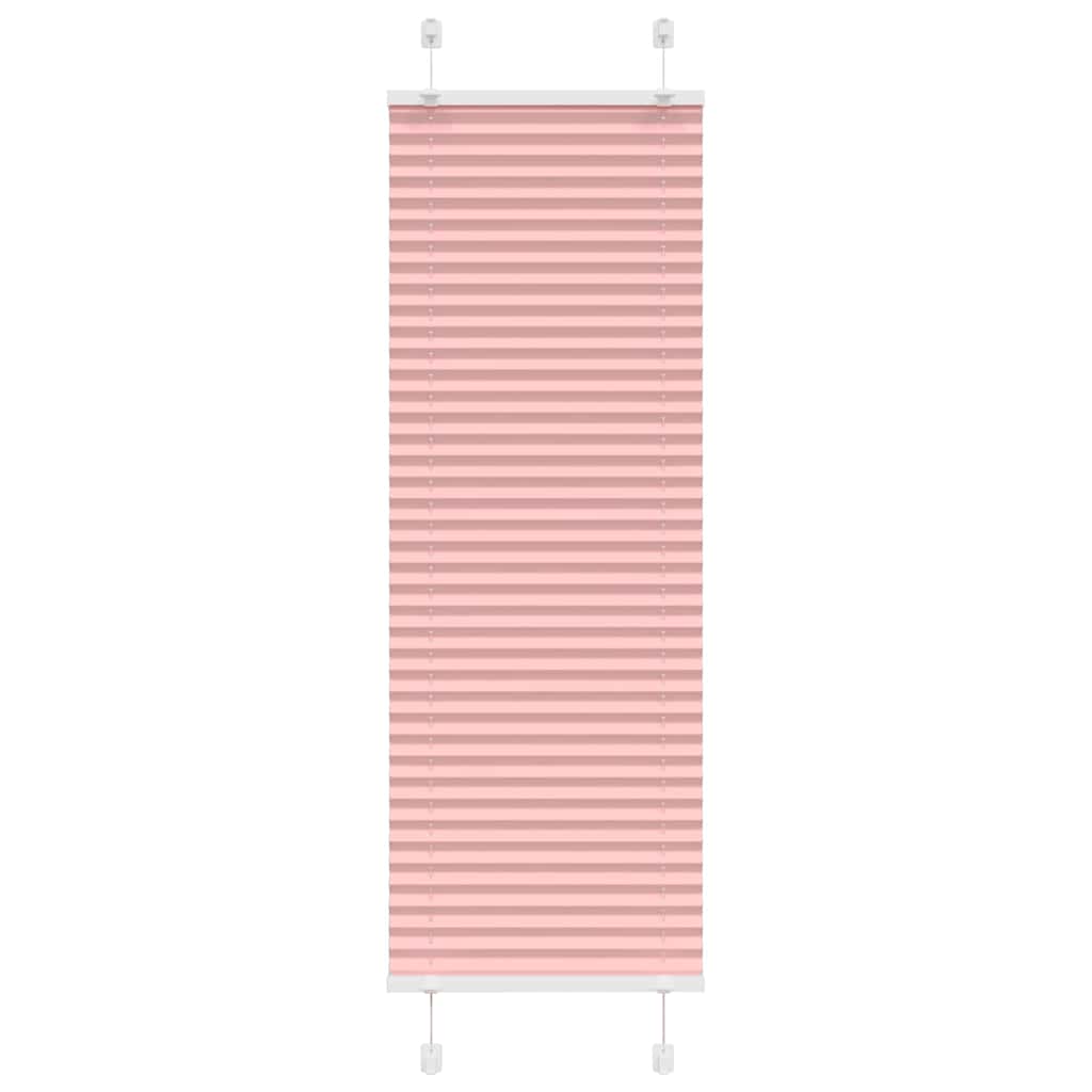 Plissé rolgordijn 40x100 cm stofbreedte 39,4 cm polyester roze