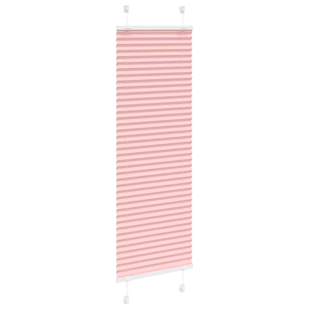 Plissé rolgordijn 40x100 cm stofbreedte 39,4 cm polyester roze