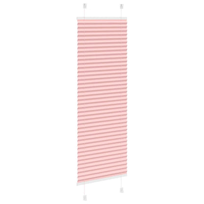 Plissé rolgordijn 40x100 cm stofbreedte 39,4 cm polyester roze