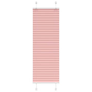 Pleated blind 45x100 cm fabric width 44.4 cm polyester pink
