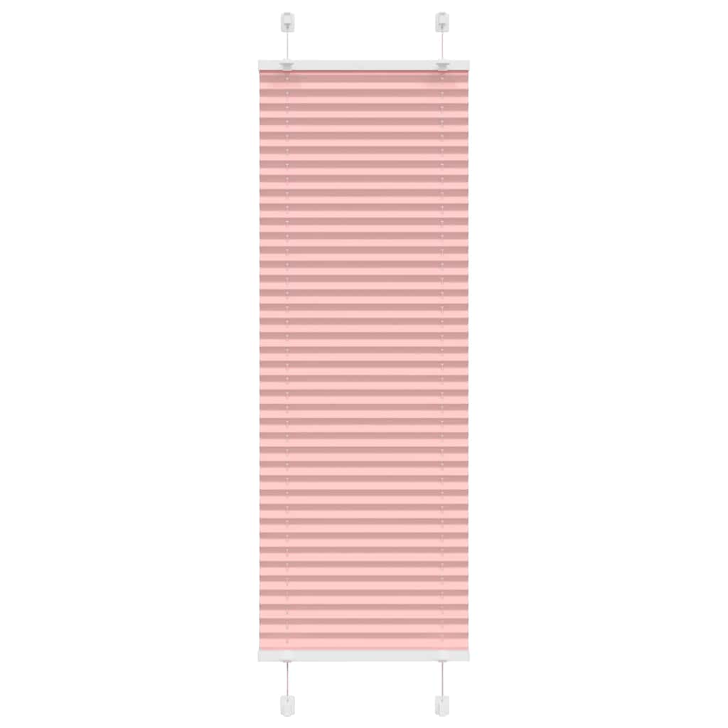 Plissé rolgordijn 50x100 cm stofbreedte 49,4 cm polyester roze