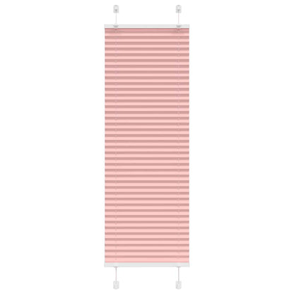 Plissé rolgordijn 50x100 cm stofbreedte 49,4 cm polyester roze