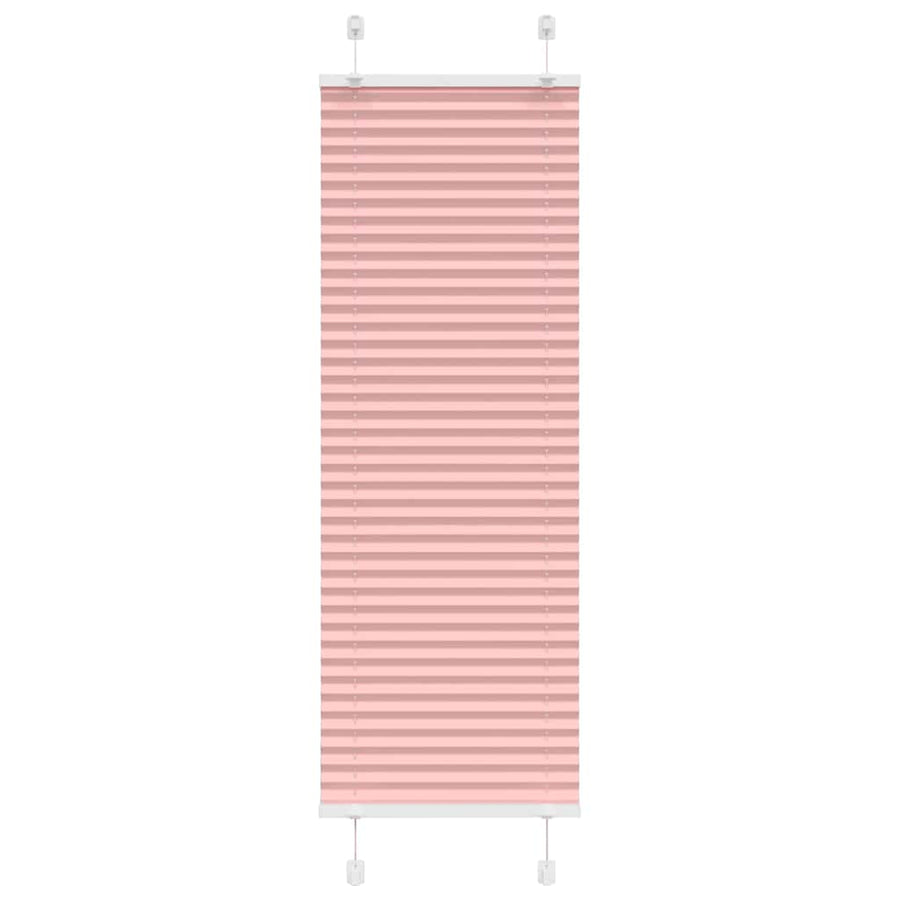 Plissé rolgordijn 50x100 cm stofbreedte 49,4 cm polyester roze