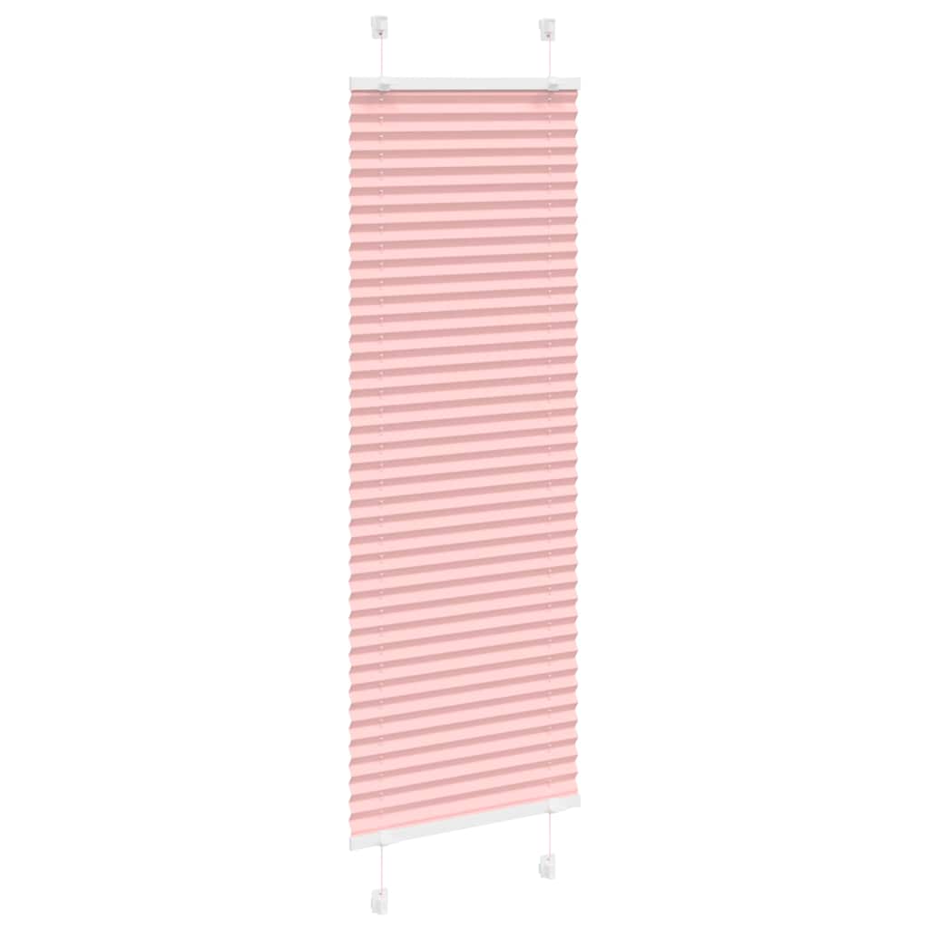 Plissé rolgordijn 50x100 cm stofbreedte 49,4 cm polyester roze