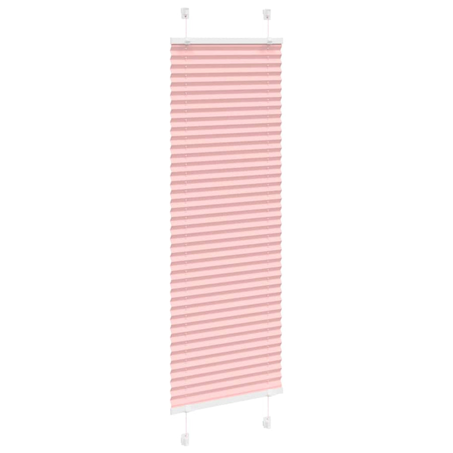 Plissé rolgordijn 50x100 cm stofbreedte 49,4 cm polyester roze