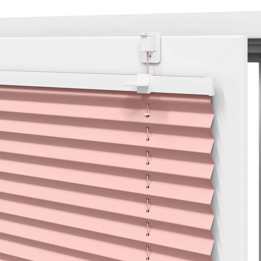 Plissé rolgordijn 50x100 cm stofbreedte 49,4 cm polyester roze