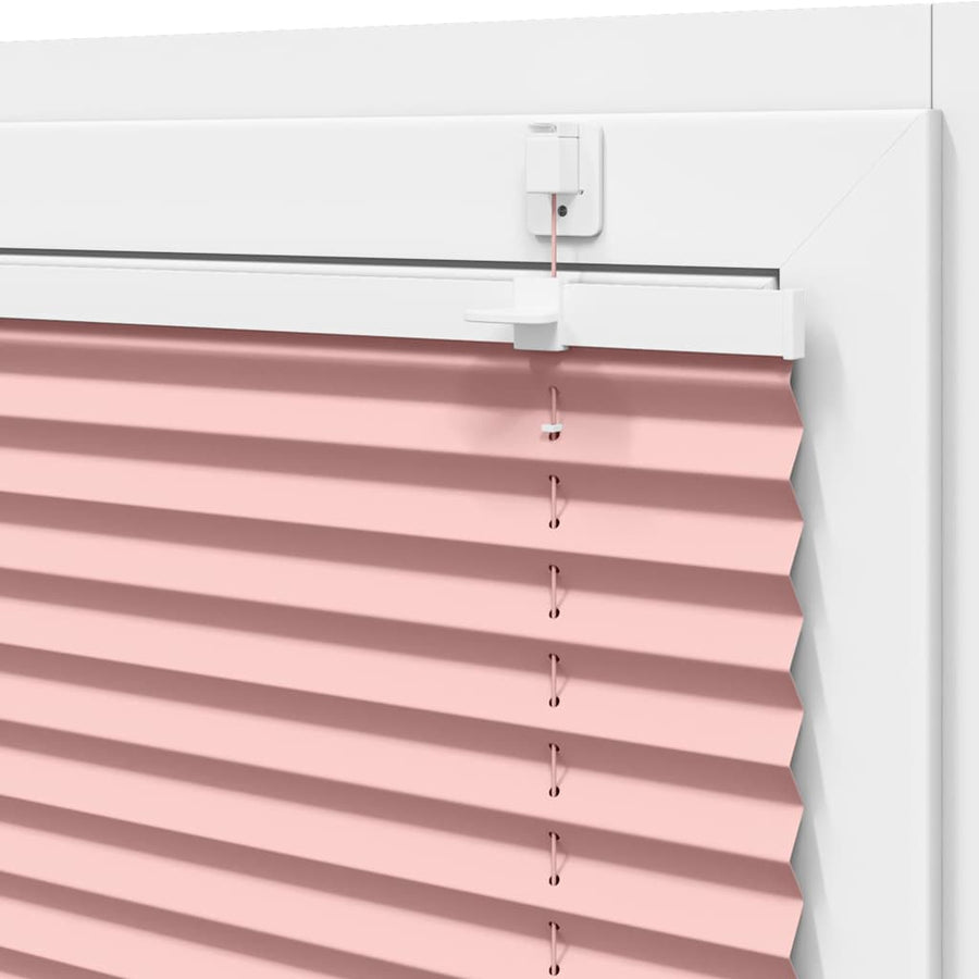 Plissé rolgordijn 50x100 cm stofbreedte 49,4 cm polyester roze