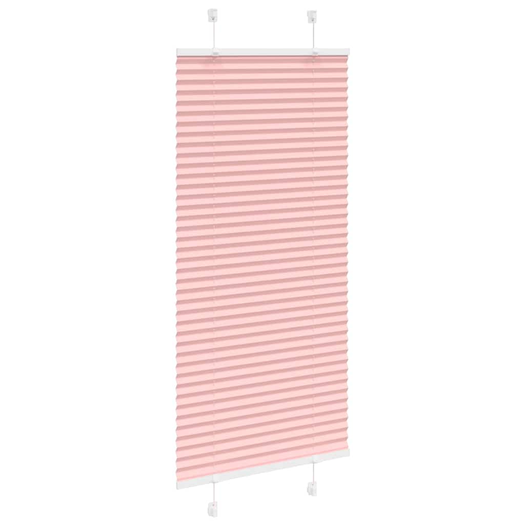 Plissé rolgordijn 55x100 cm stofbreedte 54,4 cm polyester roze