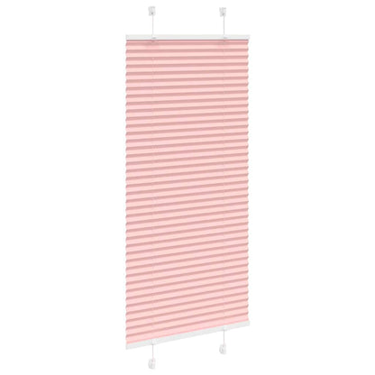 Plissé rolgordijn 55x100 cm stofbreedte 54,4 cm polyester roze