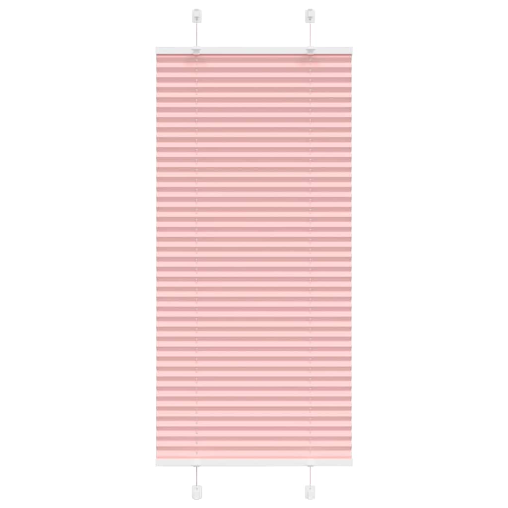 Plissé rolgordijn 60x100 cm stofbreedte 59,4 cm polyester roze