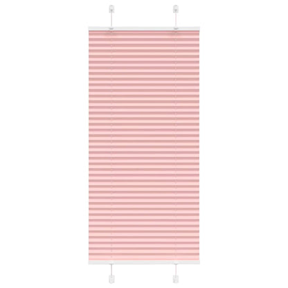 Plissé rolgordijn 60x100 cm stofbreedte 59,4 cm polyester roze