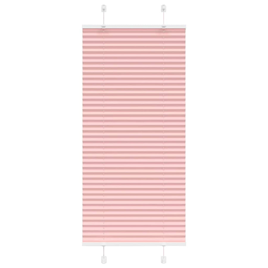 Plissé rolgordijn 60x100 cm stofbreedte 59,4 cm polyester roze