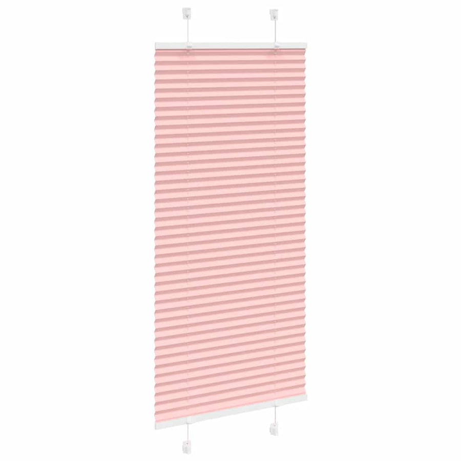 Plissé rolgordijn 60x100 cm stofbreedte 59,4 cm polyester roze
