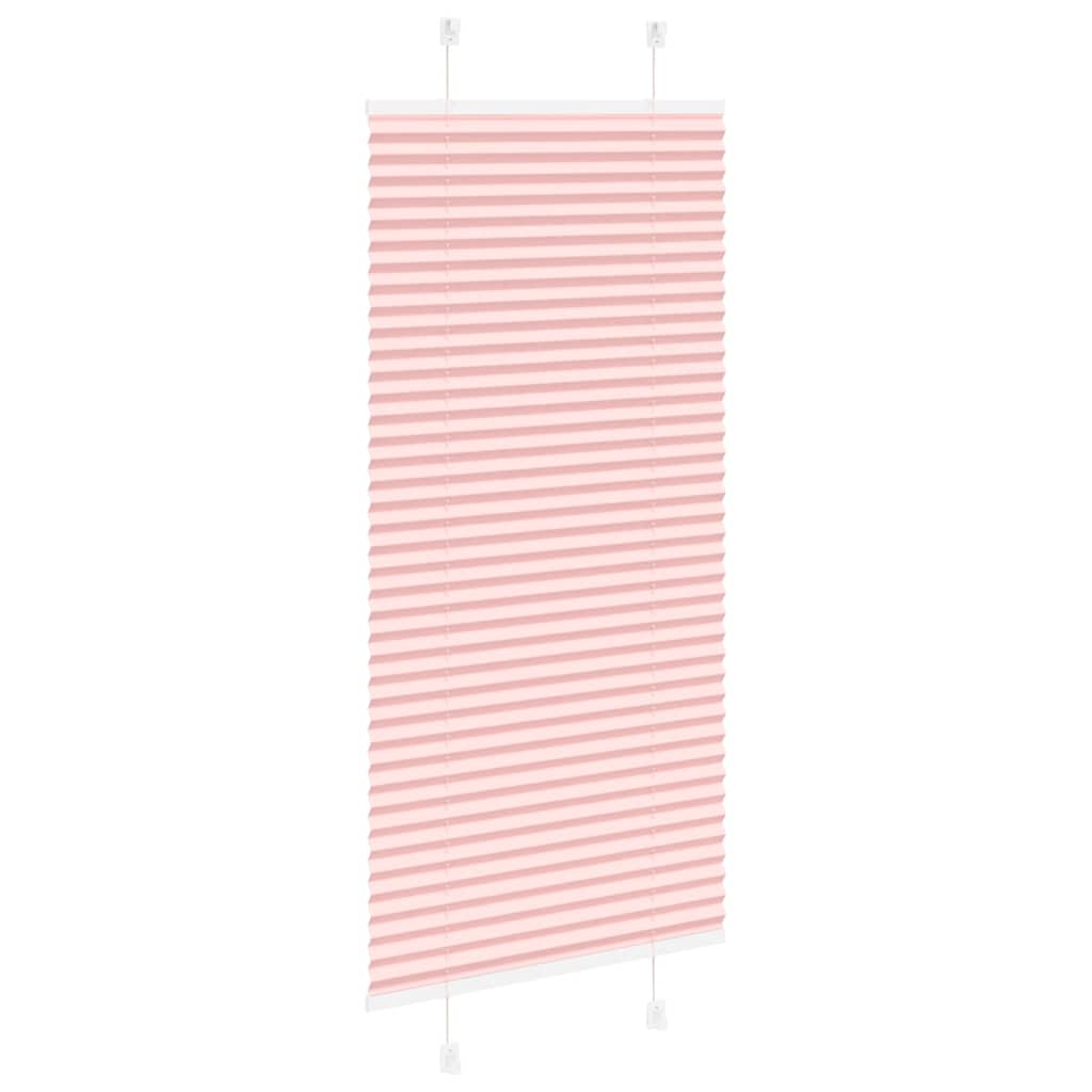 Plissé rolgordijn 60x100 cm stofbreedte 59,4 cm polyester roze