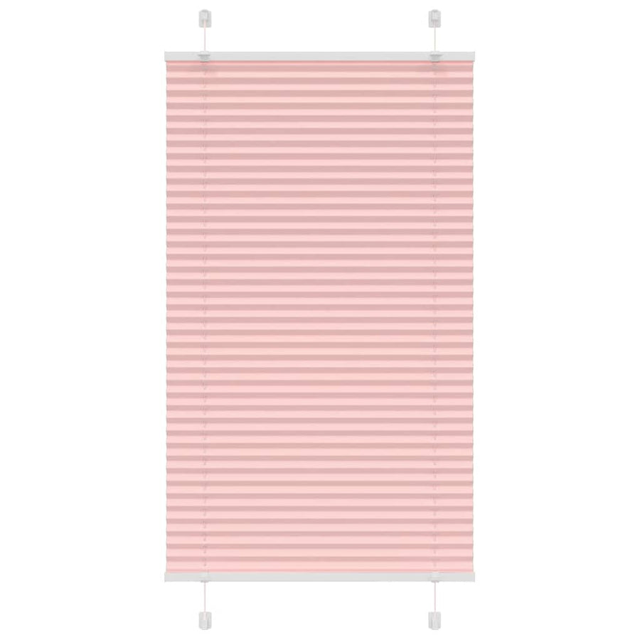 Plissé rolgordijn 70x100 cm stofbreedte 69,4 cm polyester roze
