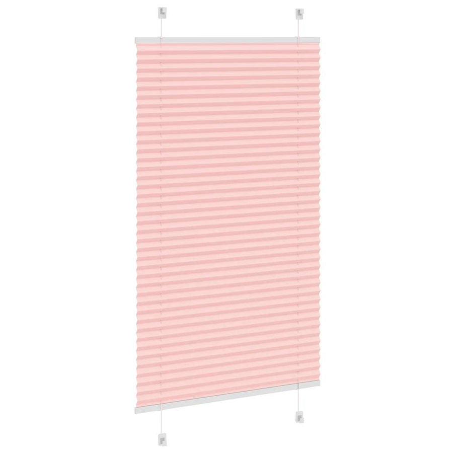 Plissé rolgordijn 70x100 cm stofbreedte 69,4 cm polyester roze