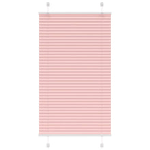 Plissé rolgordijn 75x100 cm stofbreedte 74,4 cm polyester roze