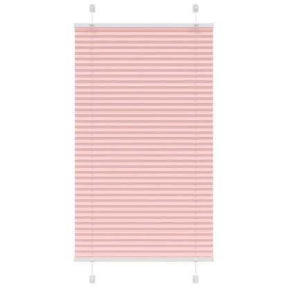 Plissé rolgordijn 75x100 cm stofbreedte 74,4 cm polyester roze