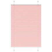 Plissé rolgordijn 85x100 cm roze polyester