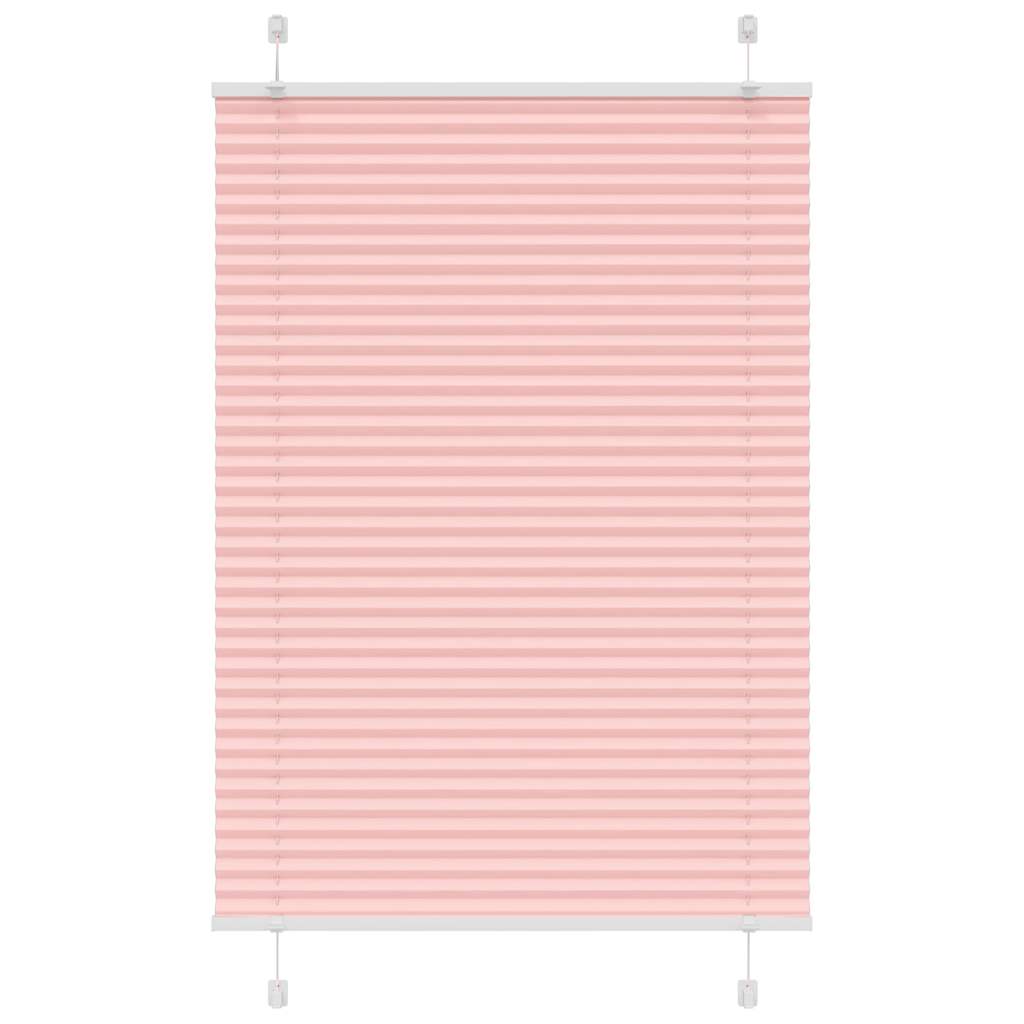 Plissé rolgordijn 85x100 cm stofbreedte 84,4 cm polyester roze