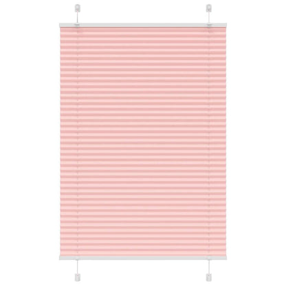 Plissé rolgordijn 85x100 cm stofbreedte 84,4 cm polyester roze