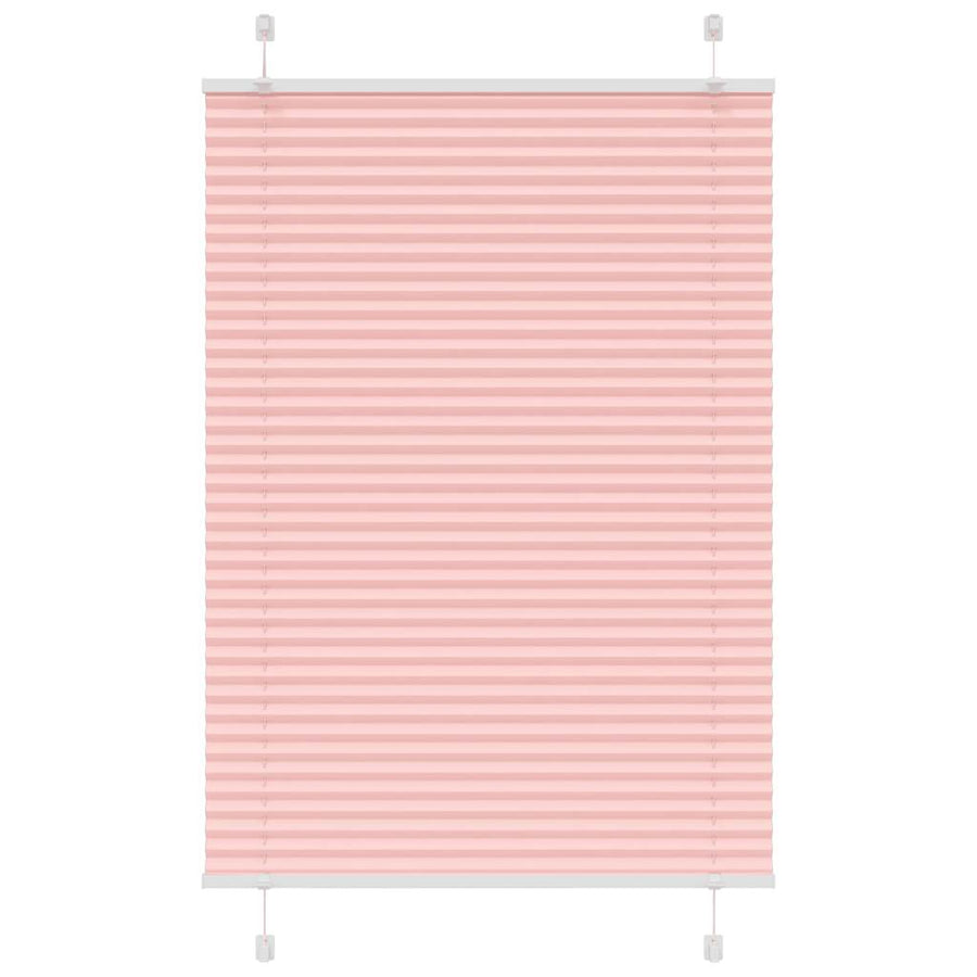 Plissé rolgordijn 90x100 cm stofbreedte 89,4 cm polyester roze