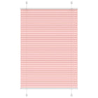 Plissé rolgordijn 95x100 cm roze polyester
