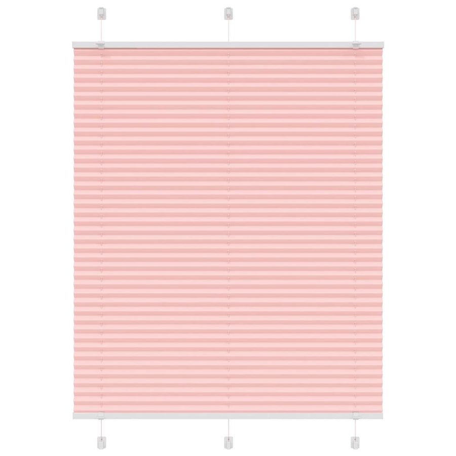 Plissé rolgordijn 110x100cm stofbreedte 109,4cm polyester roze