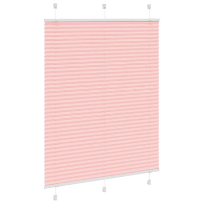 Plissé rolgordijn 110x100cm stofbreedte 109,4cm polyester roze