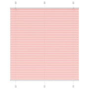 Plissé rolgordijn 115x100cm roze polyester