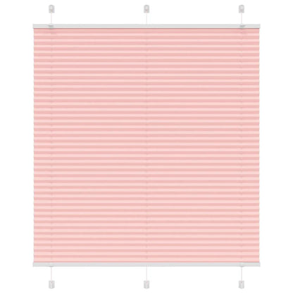 Plissé rolgordijn 115x100cm stofbreedte 114,4cm polyester roze