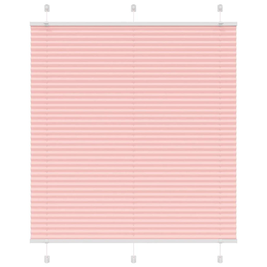 Plissé rolgordijn 115x100cm stofbreedte 114,4cm polyester roze