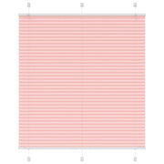 Pleated blind 120x100cm fabric width 119.4cm polyester pink